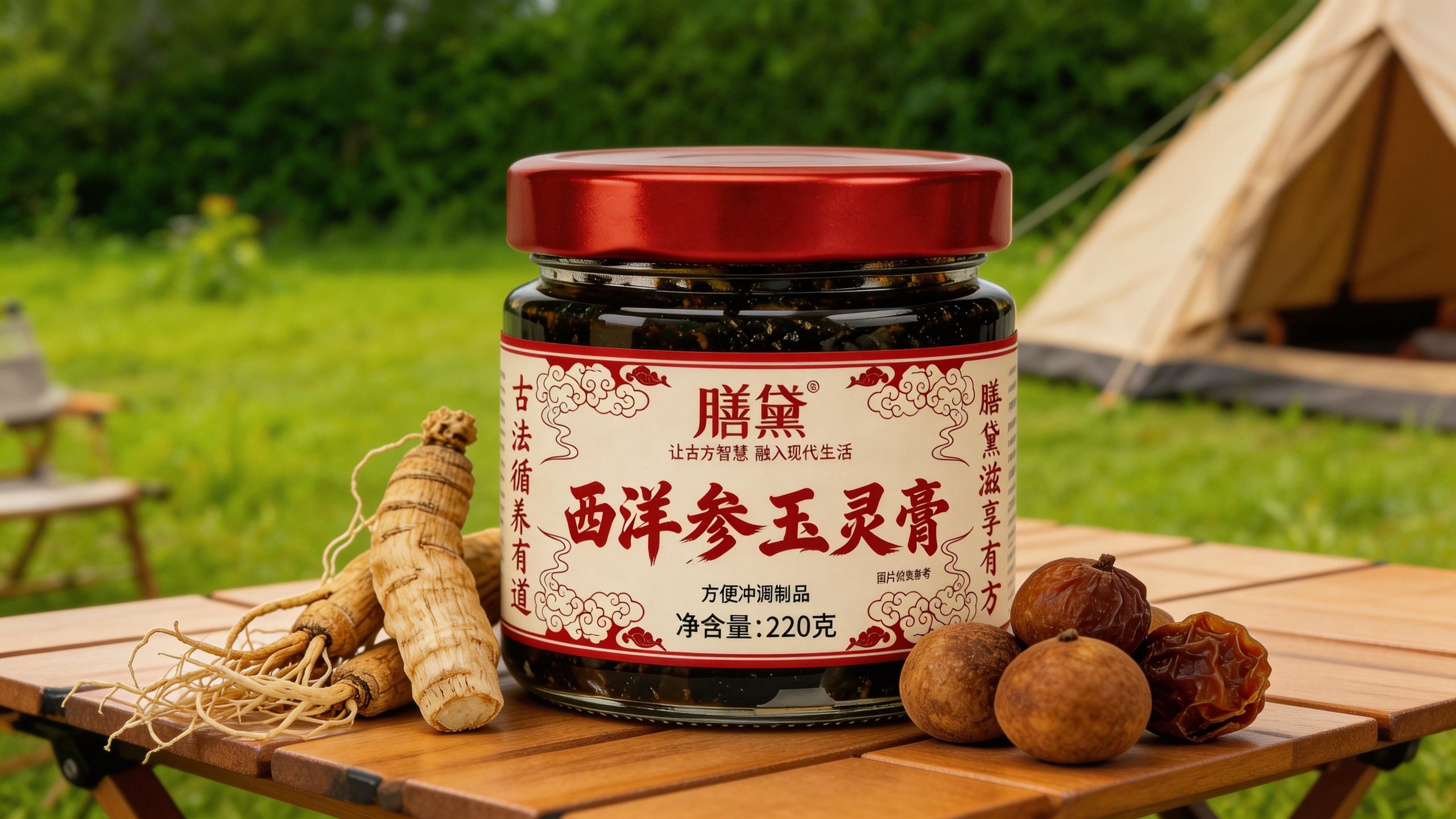 膳黛西洋参玉灵膏