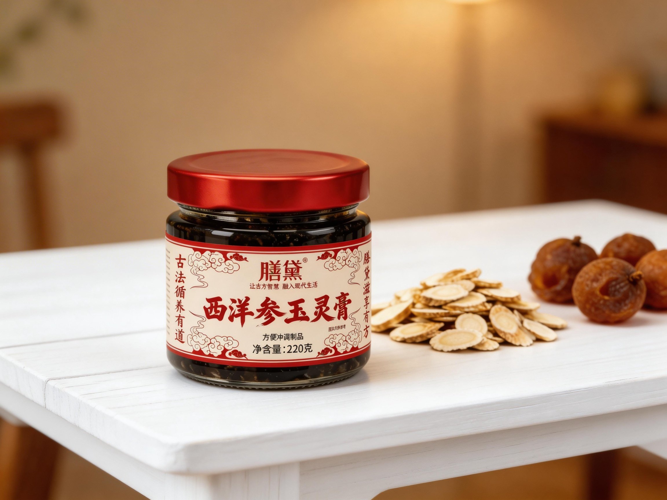 膳黛西洋参玉灵膏